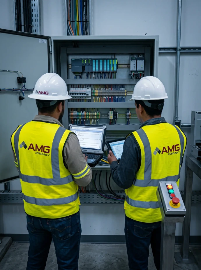 Programación de sistemas de control y diseño eléctrico para automatización industrial