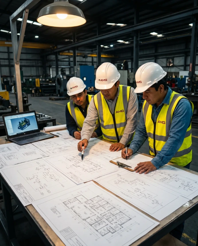 Fase de diagnóstico y desarrollo de concepto para proyectos de ingeniería industrial.